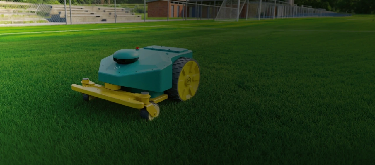 MOXY 520 autonomous fairway mower by Hexagone Sport Robotics